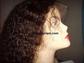 Full lace wig 14" Remy Hair châtain foncé wigsmyriam