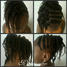 Coiffure enfant avec twists et vanilles
