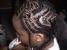 coiffure tresses collé